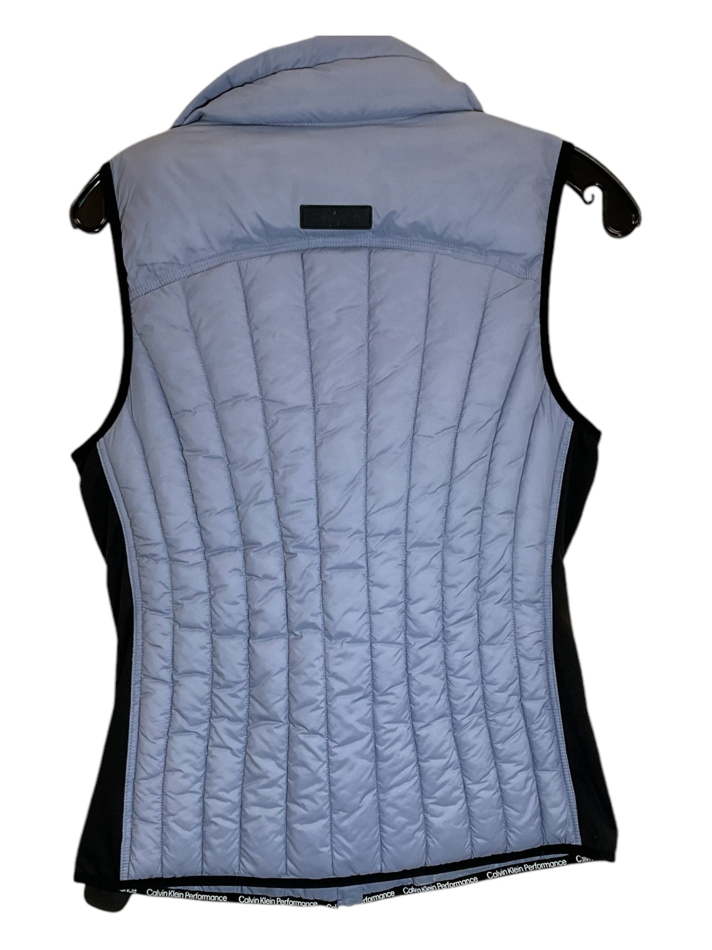 Vest Puffer & Quilted By Calvin Klein In Blue, Size: S