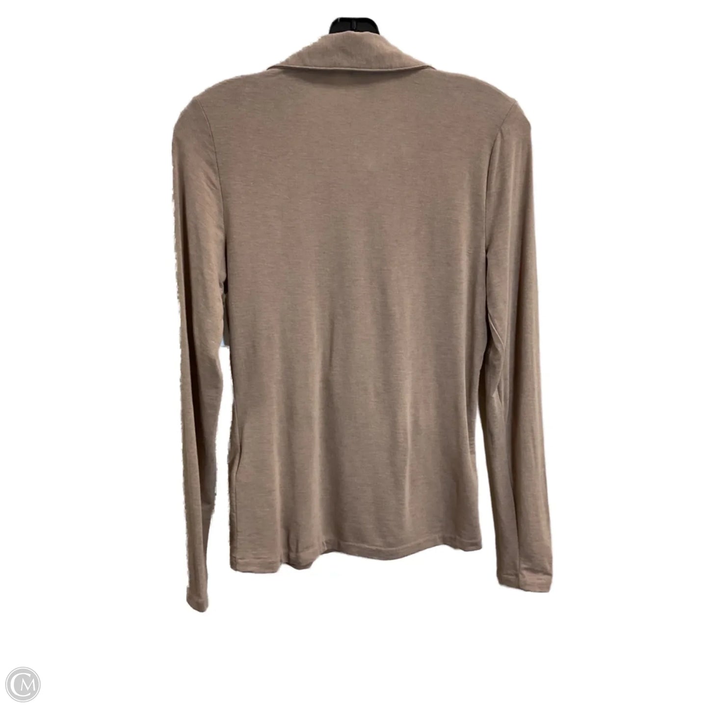 Top Long Sleeve By Clothes Mentor In Brown, Size: S