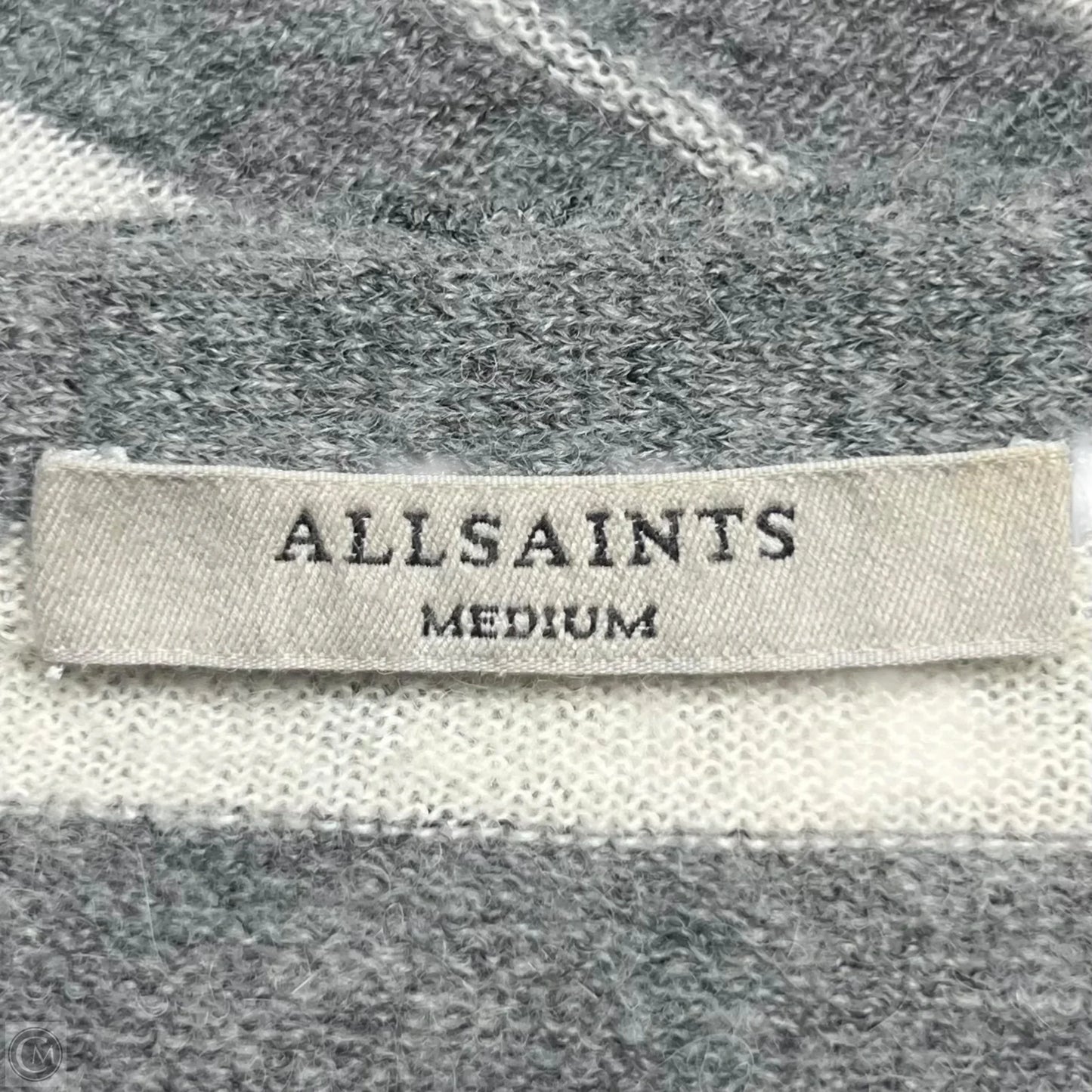 Sweater Designer By All Saints In Cream & Grey, Size: M