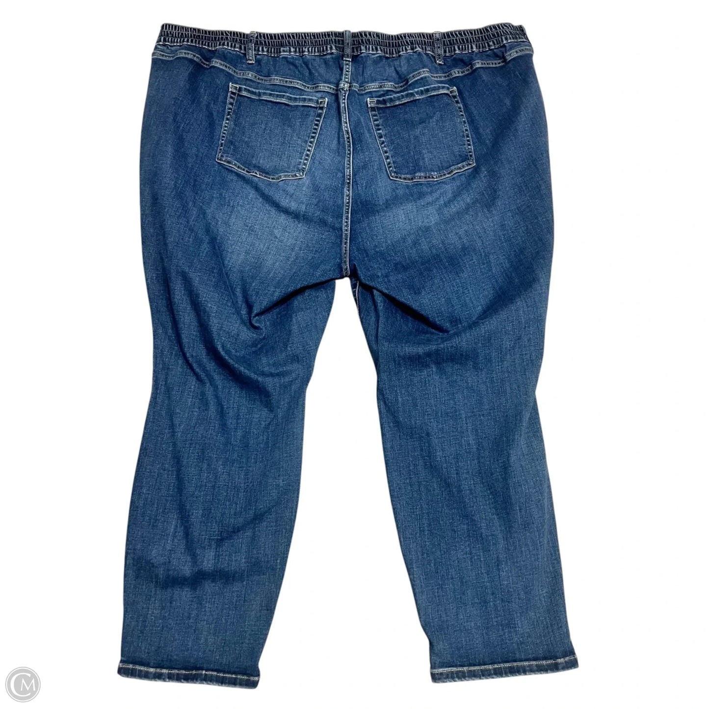 Jeans Cropped By Torrid In Blue Denim, Size: 28