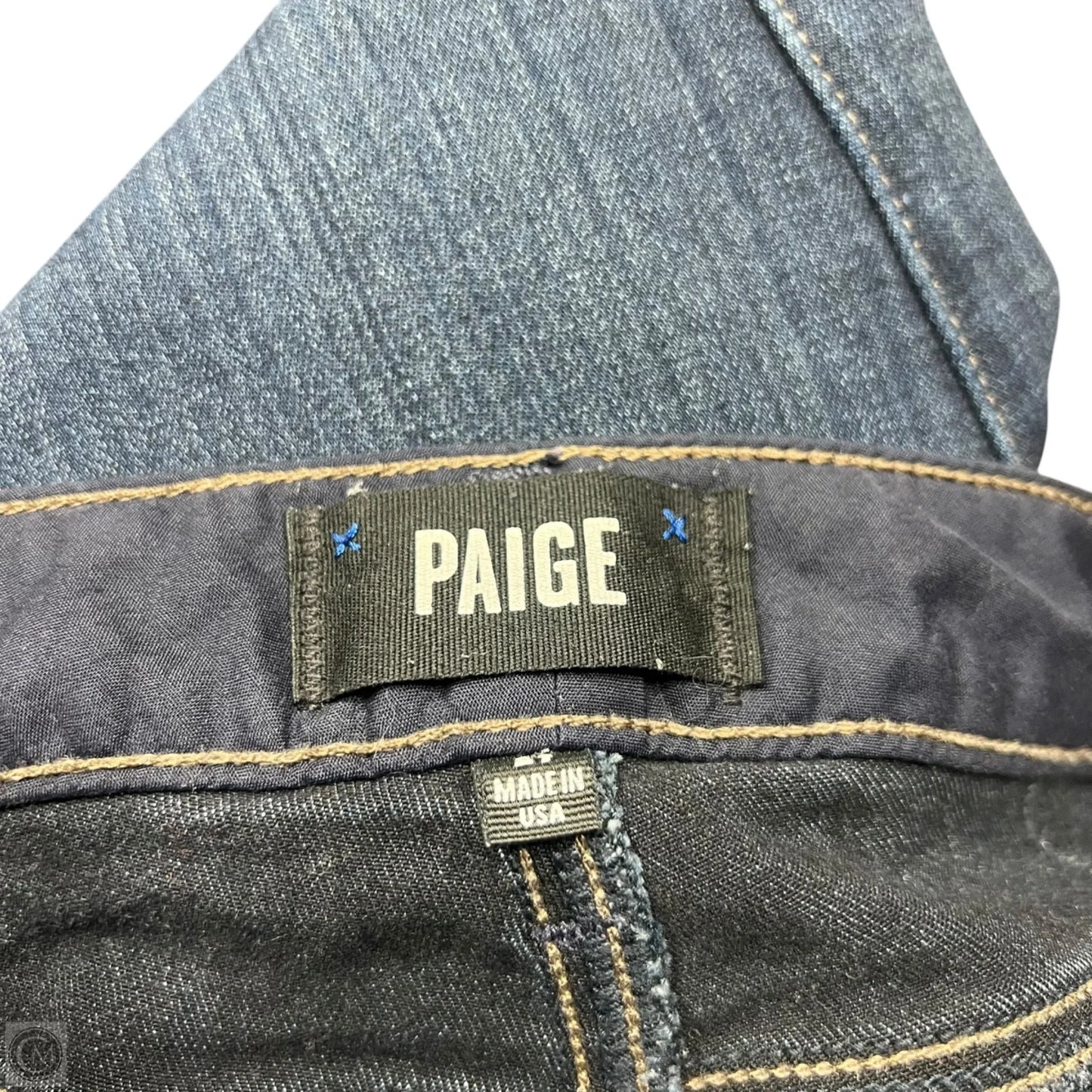 Jeans Skinny By Paige In Blue Denim, Size: 4
