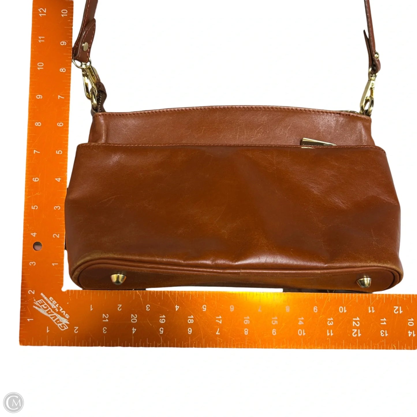 Handbag Leather By Divina Ferenze, Size: Small