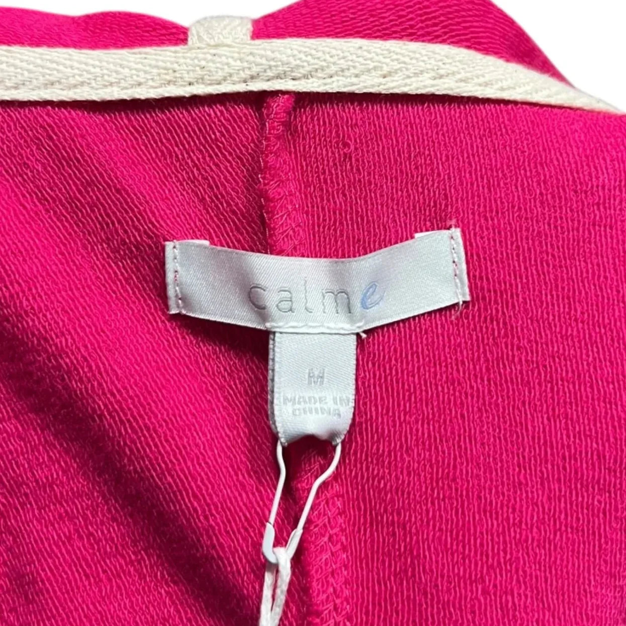 Sweatshirt Hoodie By Johnny Was In Pink, Size: M