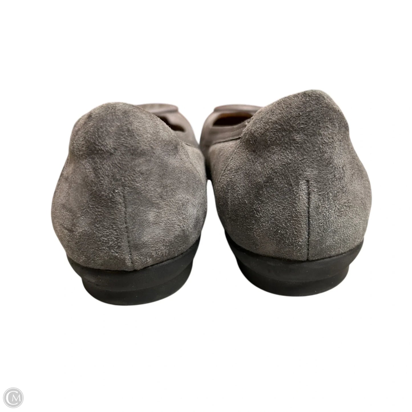 Shoes Flats By Clarks In Grey, Size: 8