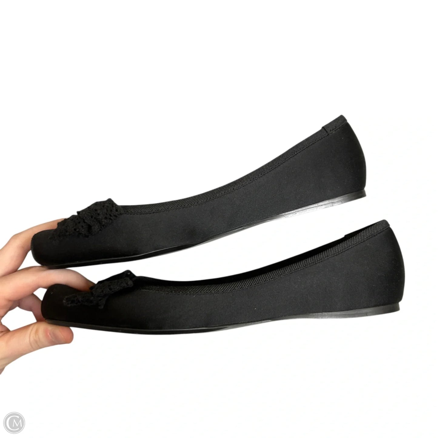 Shoes Flats By Zara In Black, Size: 8.5