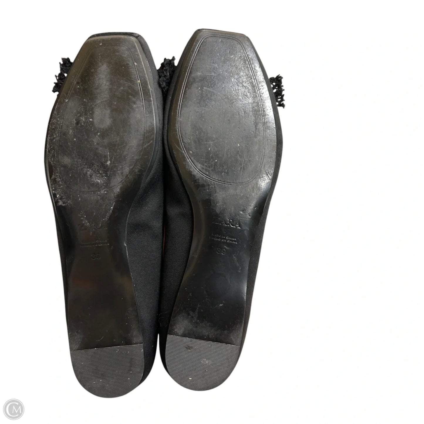 Shoes Flats By Zara In Black, Size: 8.5