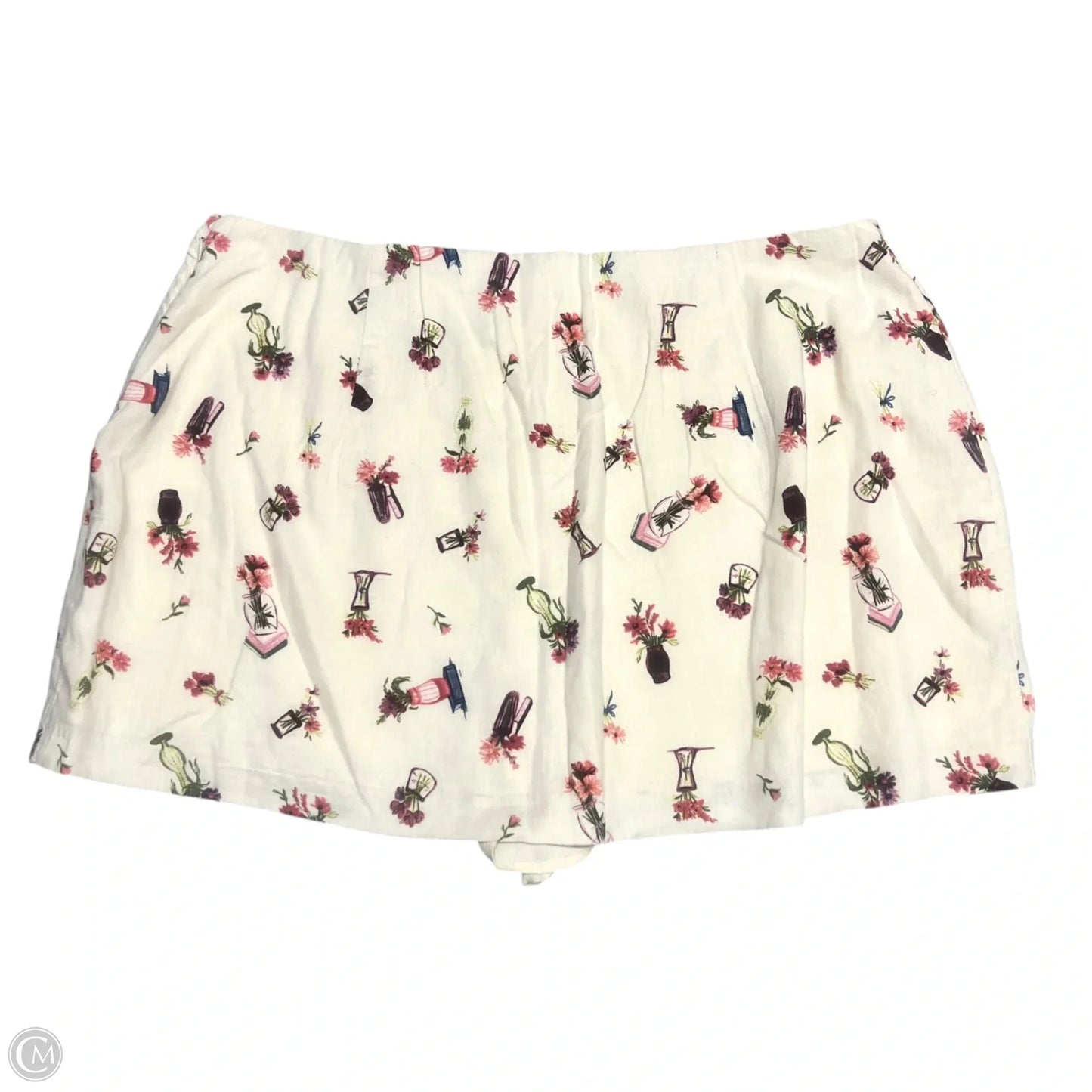 Skirt Mini & Short By Abercrombie And Fitch In Cream, Size: 16