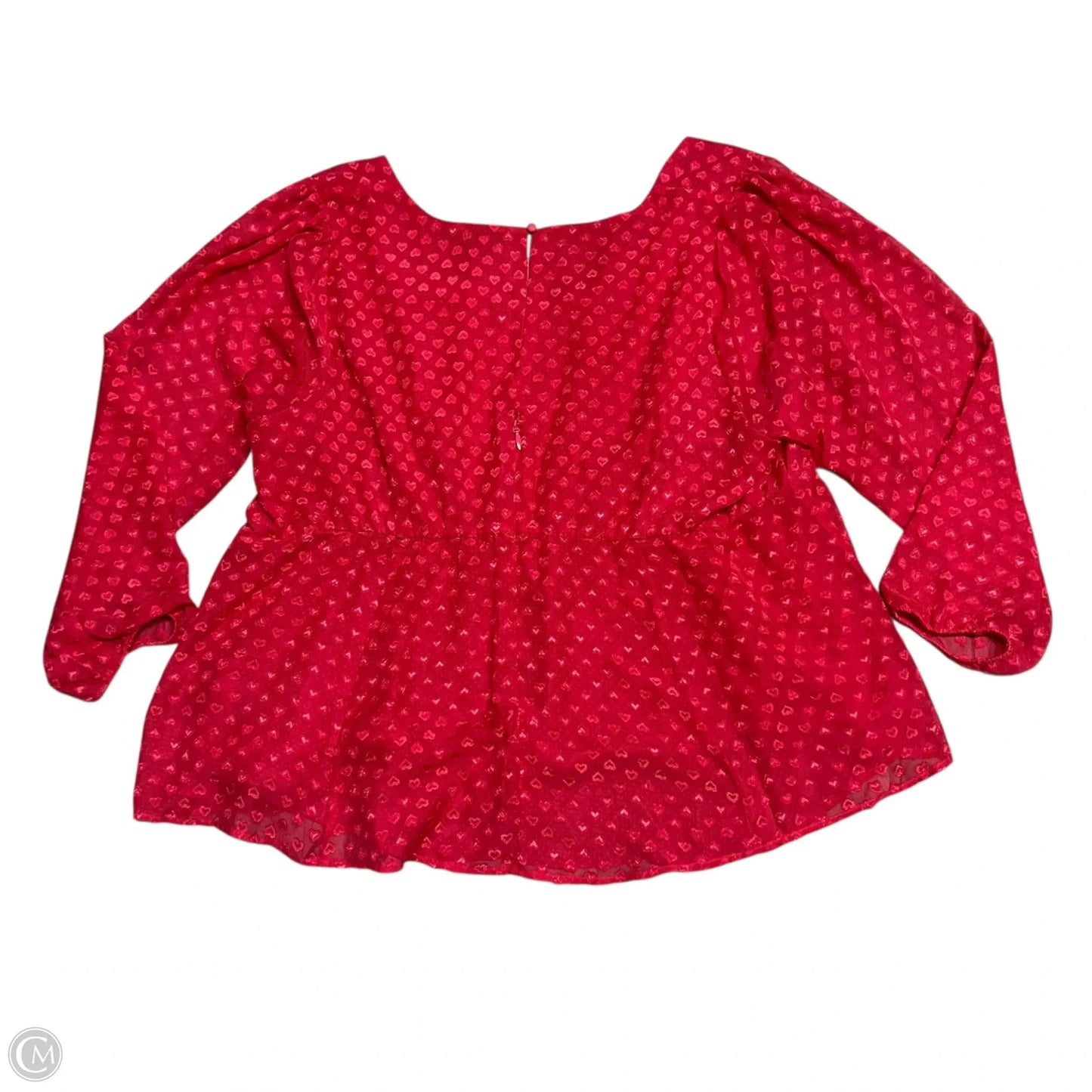 Top Long Sleeve By Torrid In Red, Size: 4x