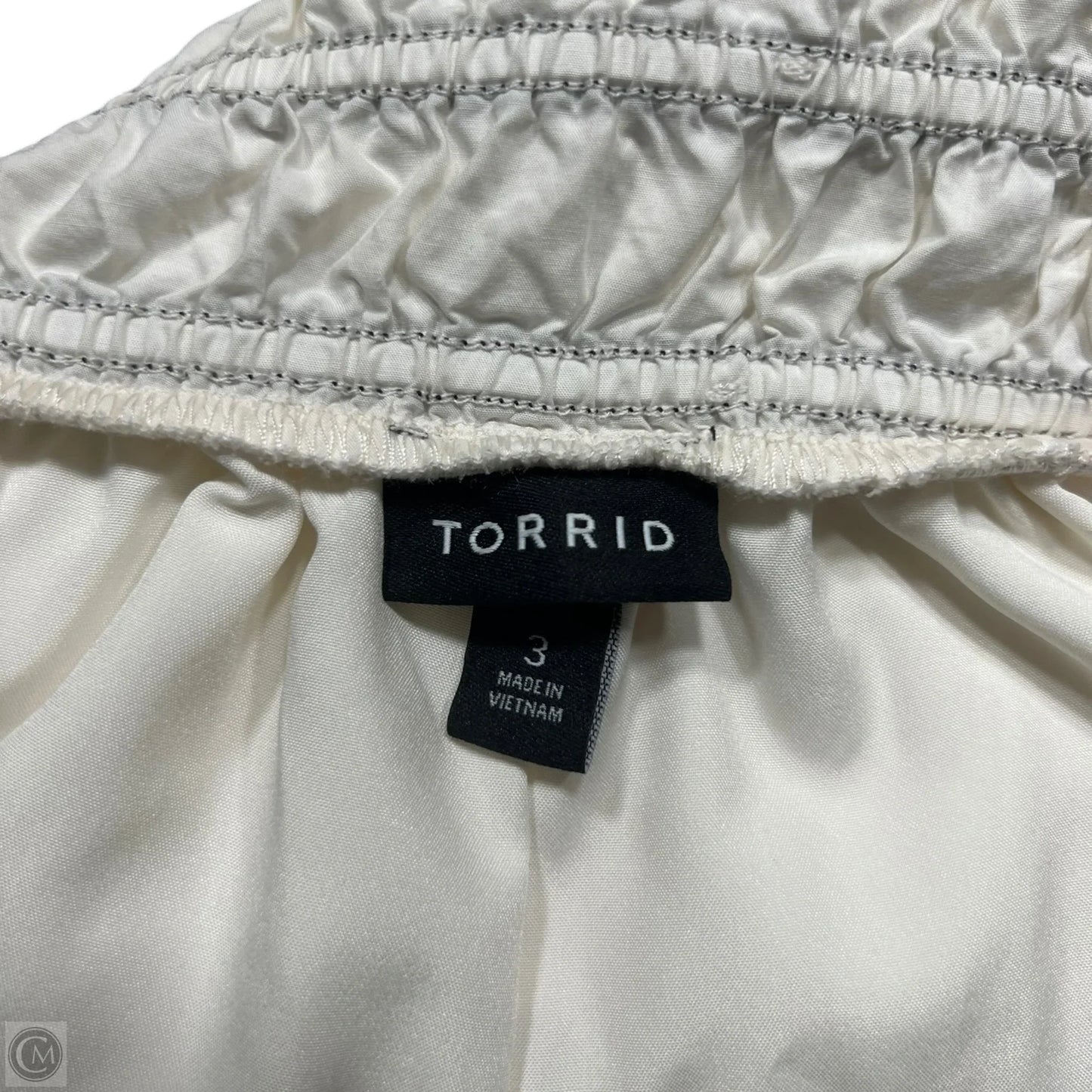 Dress Casual Midi By Torrid In Black & Cream, Size: 3x