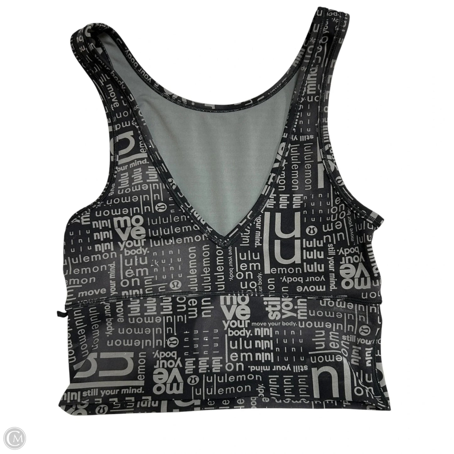 Athletic Bra By Lululemon In Black, Size: S