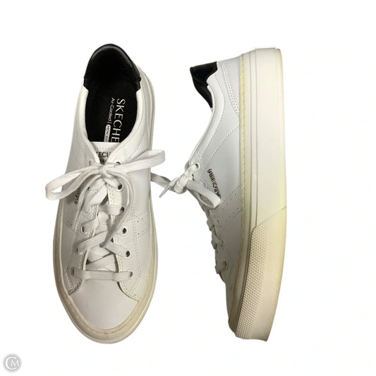 Shoes Sneakers By Skechers In Black & White, Size: 8.5