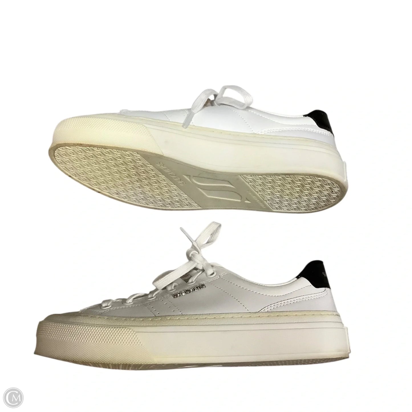 Shoes Sneakers By Skechers In Black & White, Size: 8.5