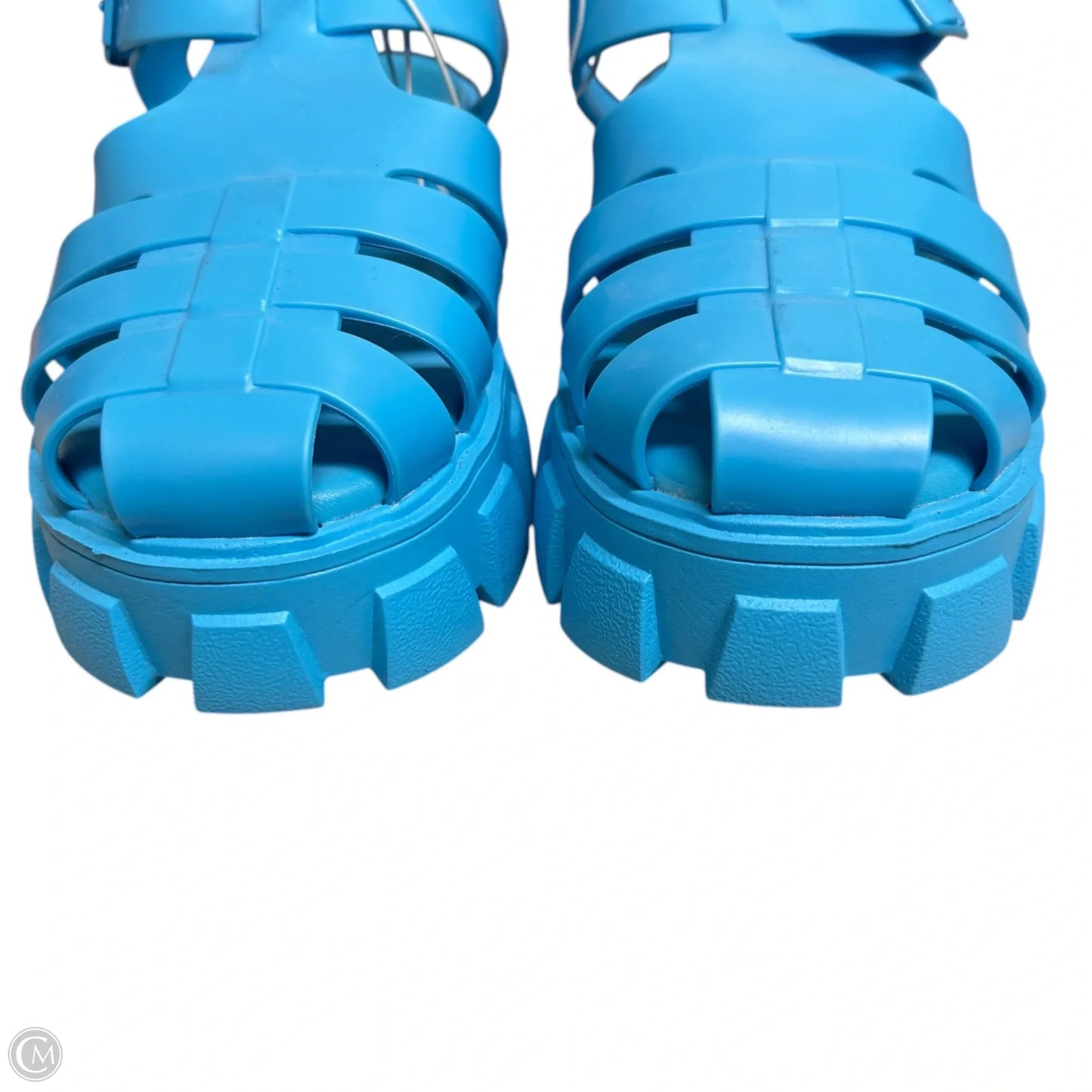 Shoes Heels Platform By Liliana In Blue, Size: 7
