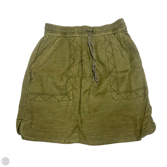 Skirt Mini & Short By Anthropologie In Green, Size: 0