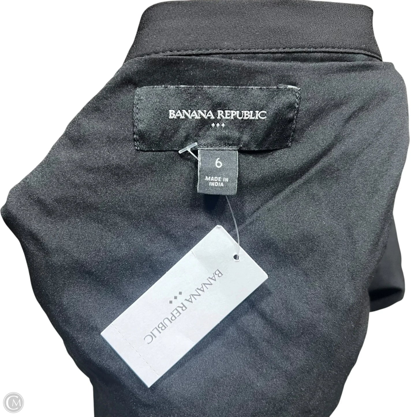 Skirt Midi By Banana Republic In Black, Size: 6
