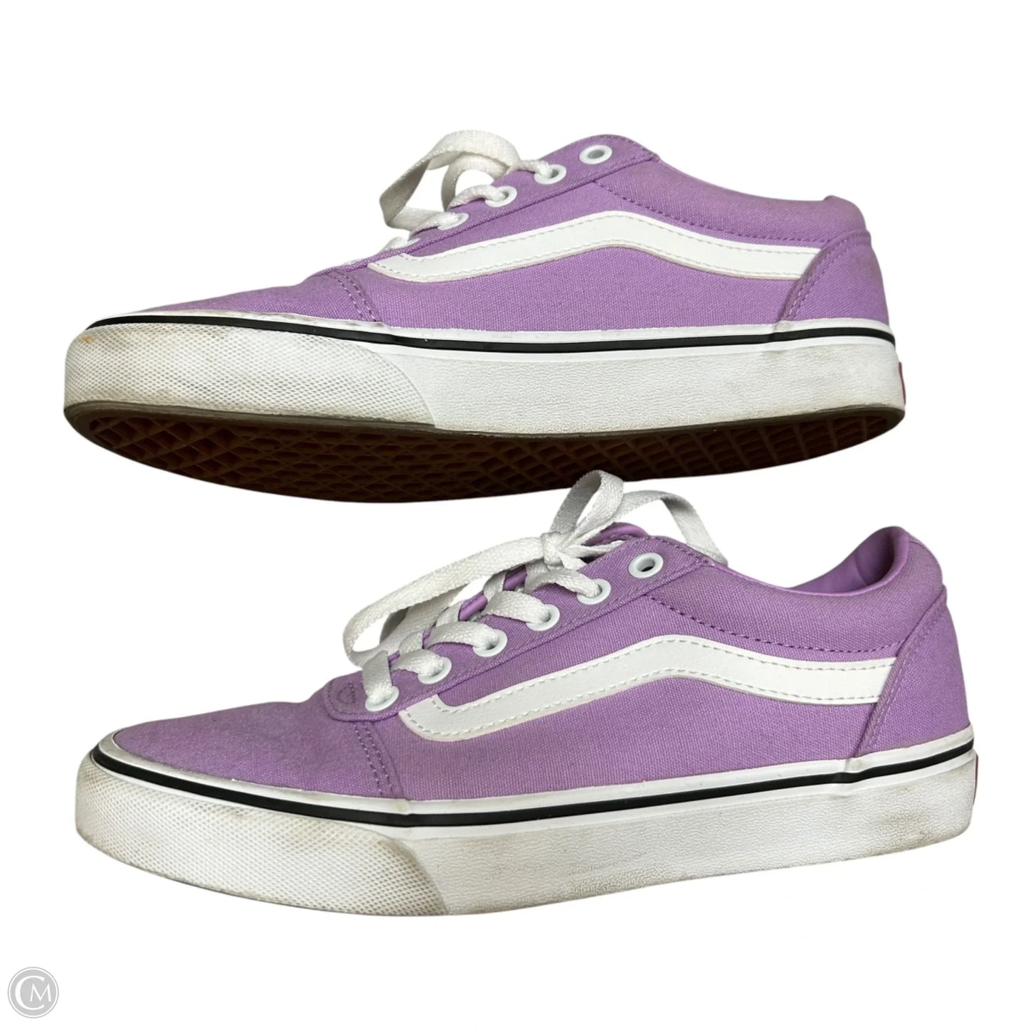 Shoes Sneakers By Vans In Purple, Size: 7.5
