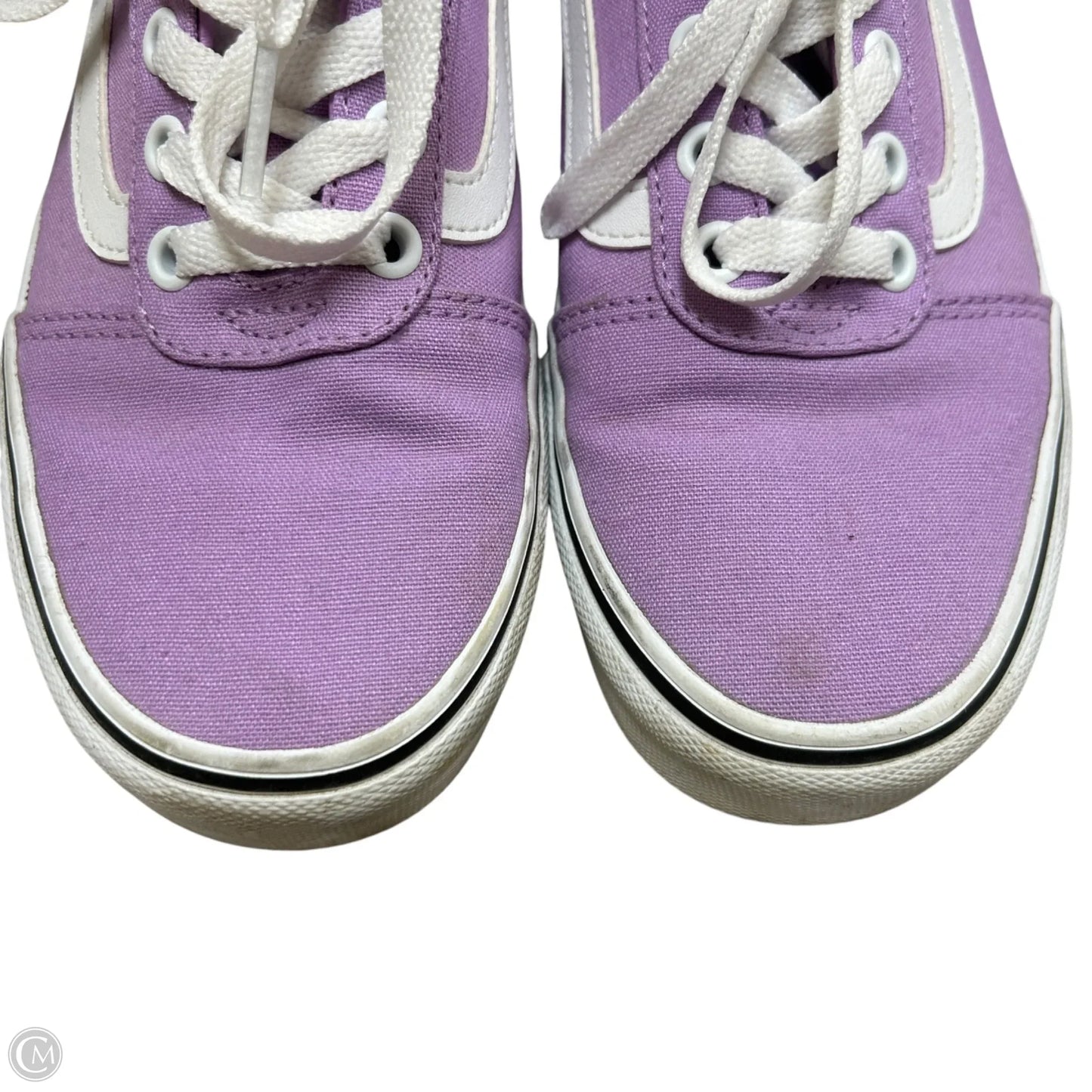Shoes Sneakers By Vans In Purple, Size: 7.5