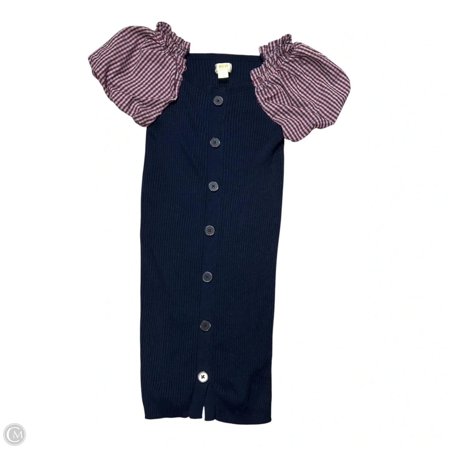 Dress Casual Midi By Maeve In Blue & Red, Size: S