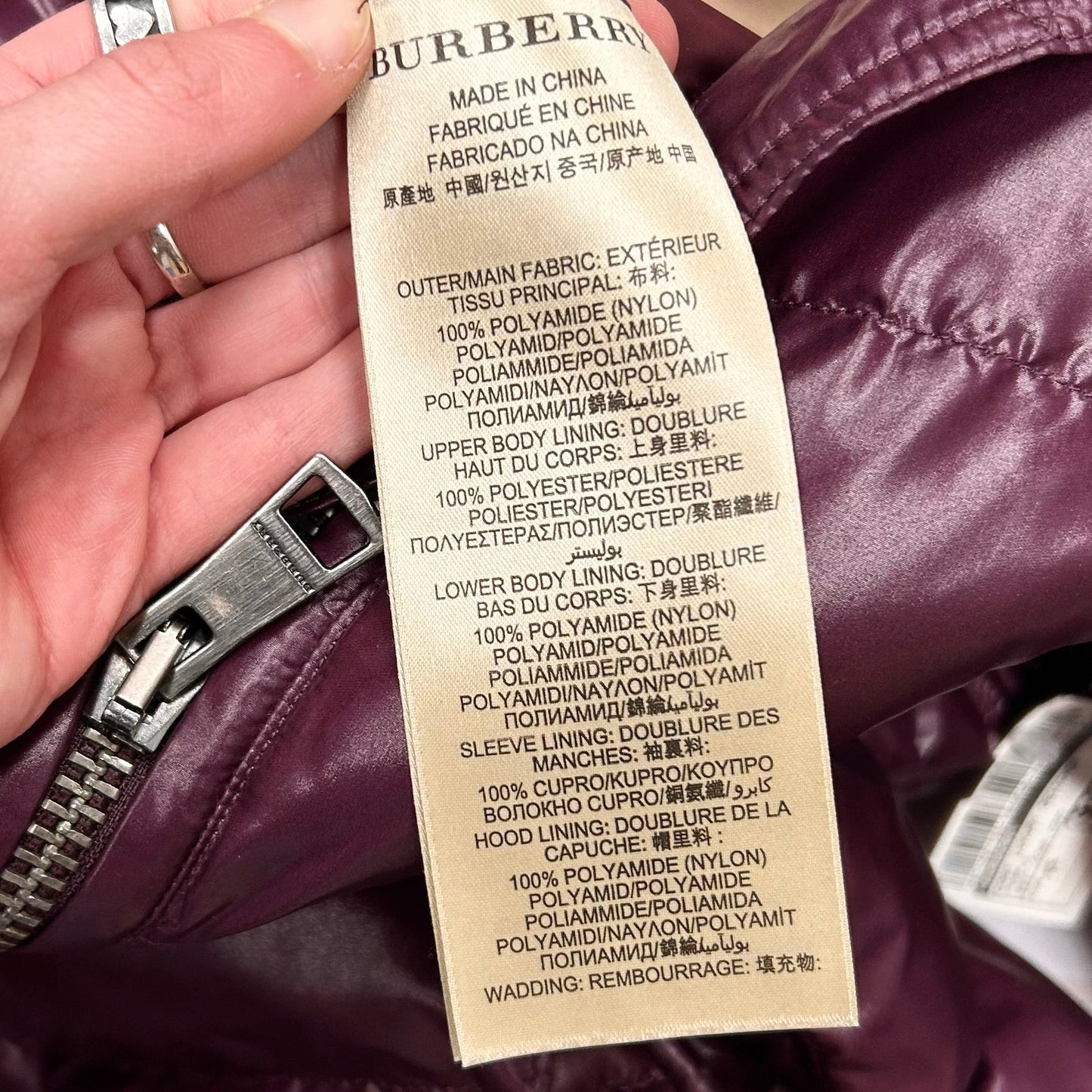 Coat Luxury Designer By Burberry  Size: Xs