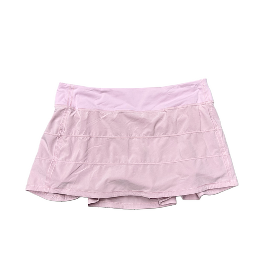 Athletic Skort By Lululemon In Pink, Size: 10