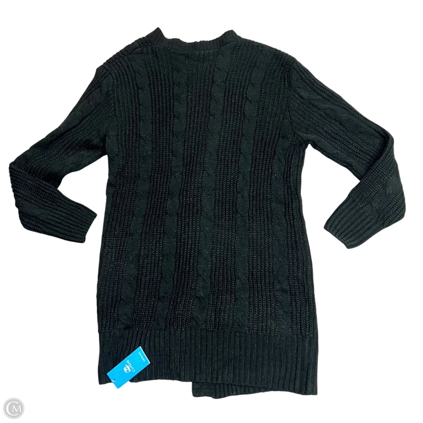 Sweater Cardigan By Cupshe In Black, Size: S