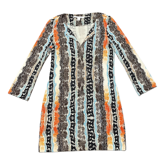 Snakeskin Print Dress Designer By Diane Von Furstenberg, Size: M