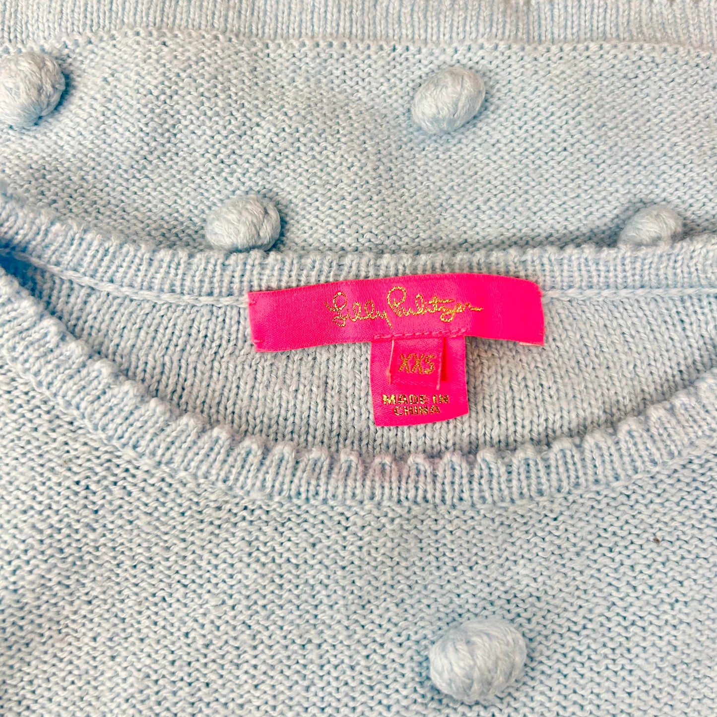 Blue Sweater Designer By Lilly Pulitzer, Size: Xxs