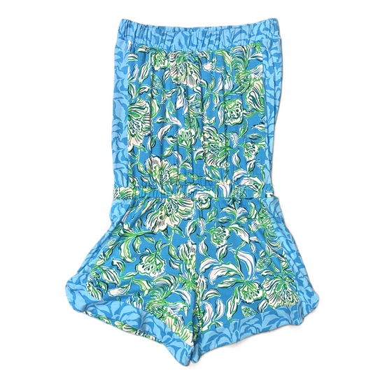 Blue Romper Designer By Lilly Pulitzer, Size: Xs