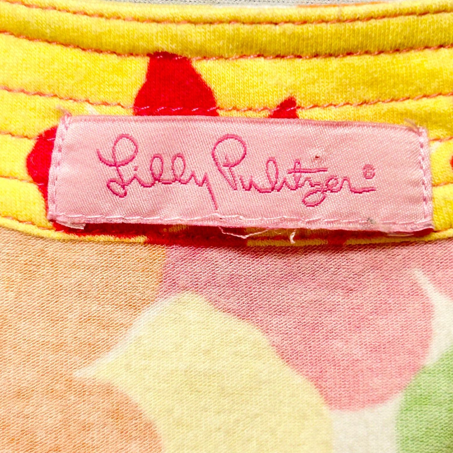 Orange & Pink Dress Designer By Lilly Pulitzer