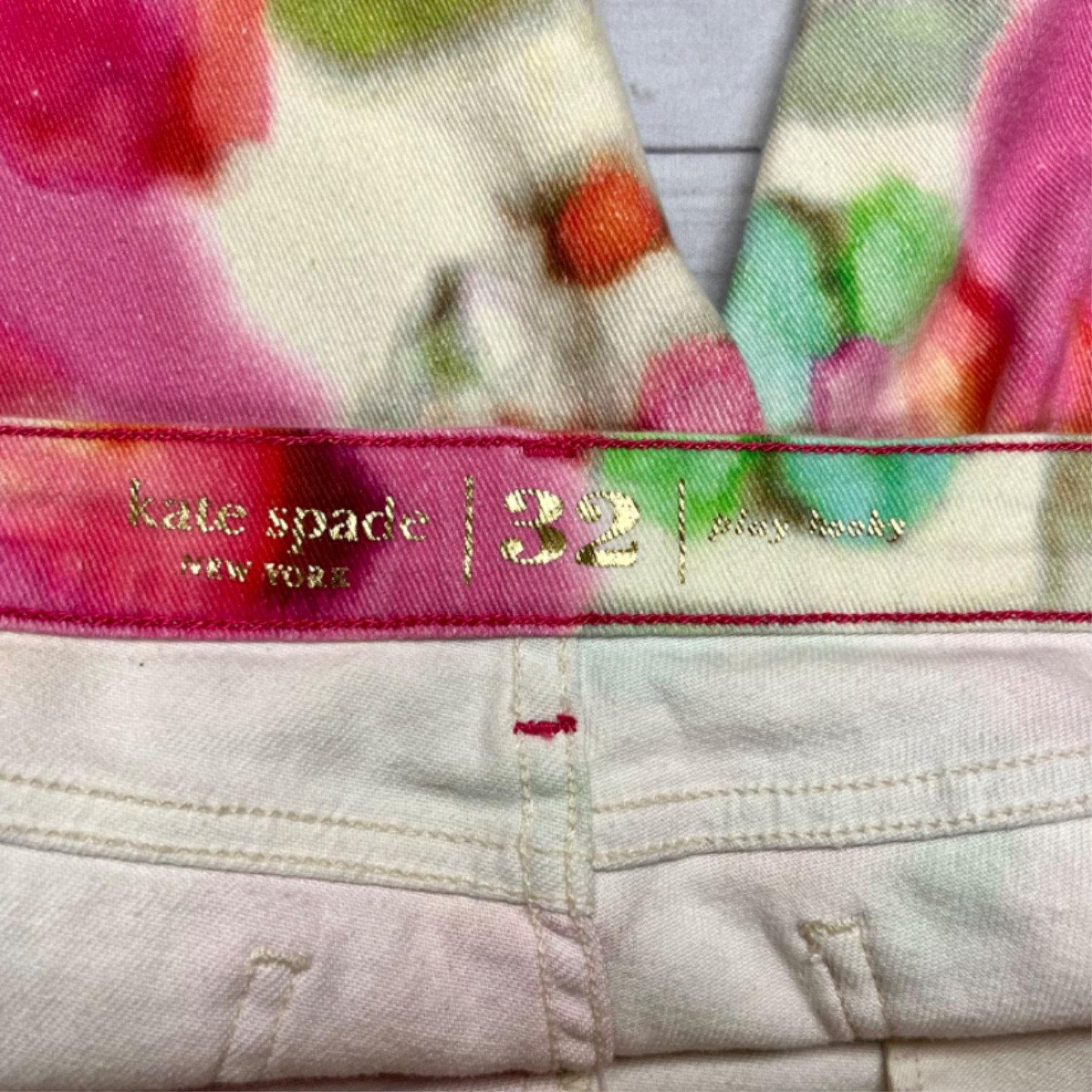 Multi-colored Jeans Designer By Kate Spade, Size: 14