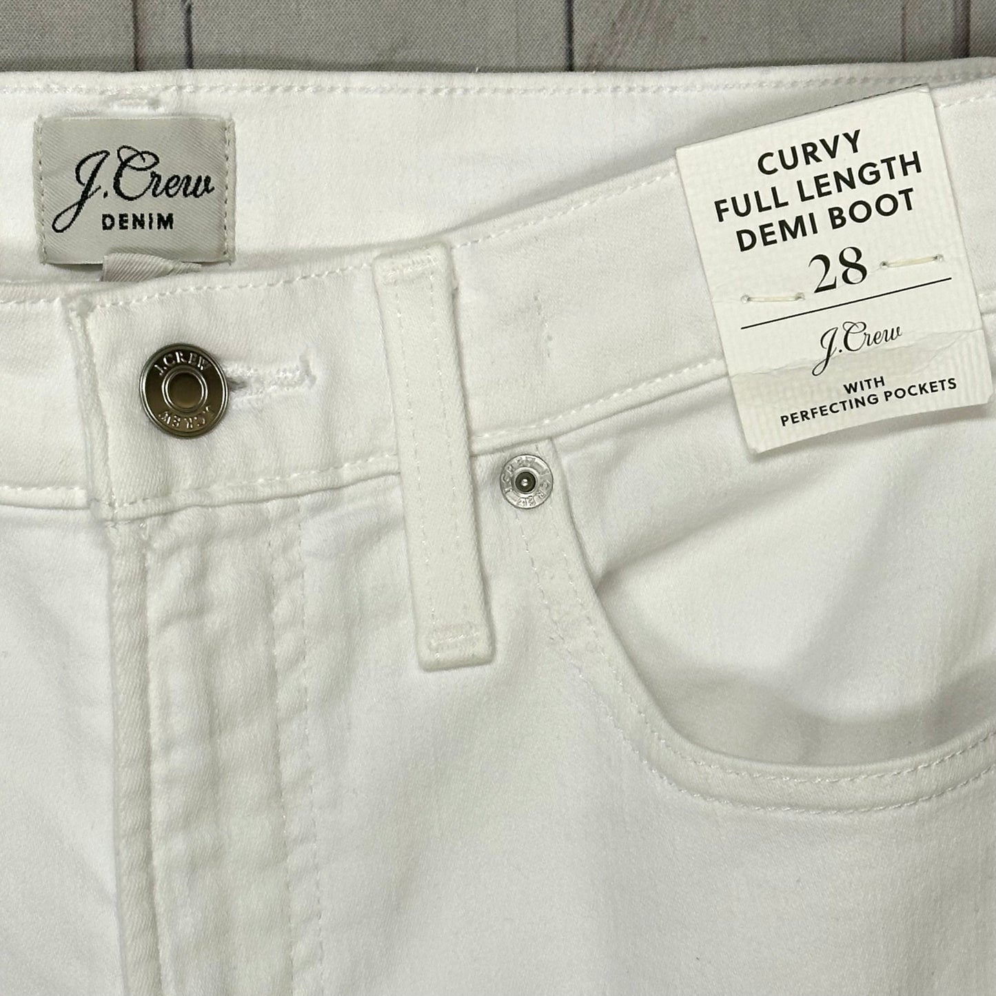 Jeans Boot Cut By J. Crew In White, Size: 6