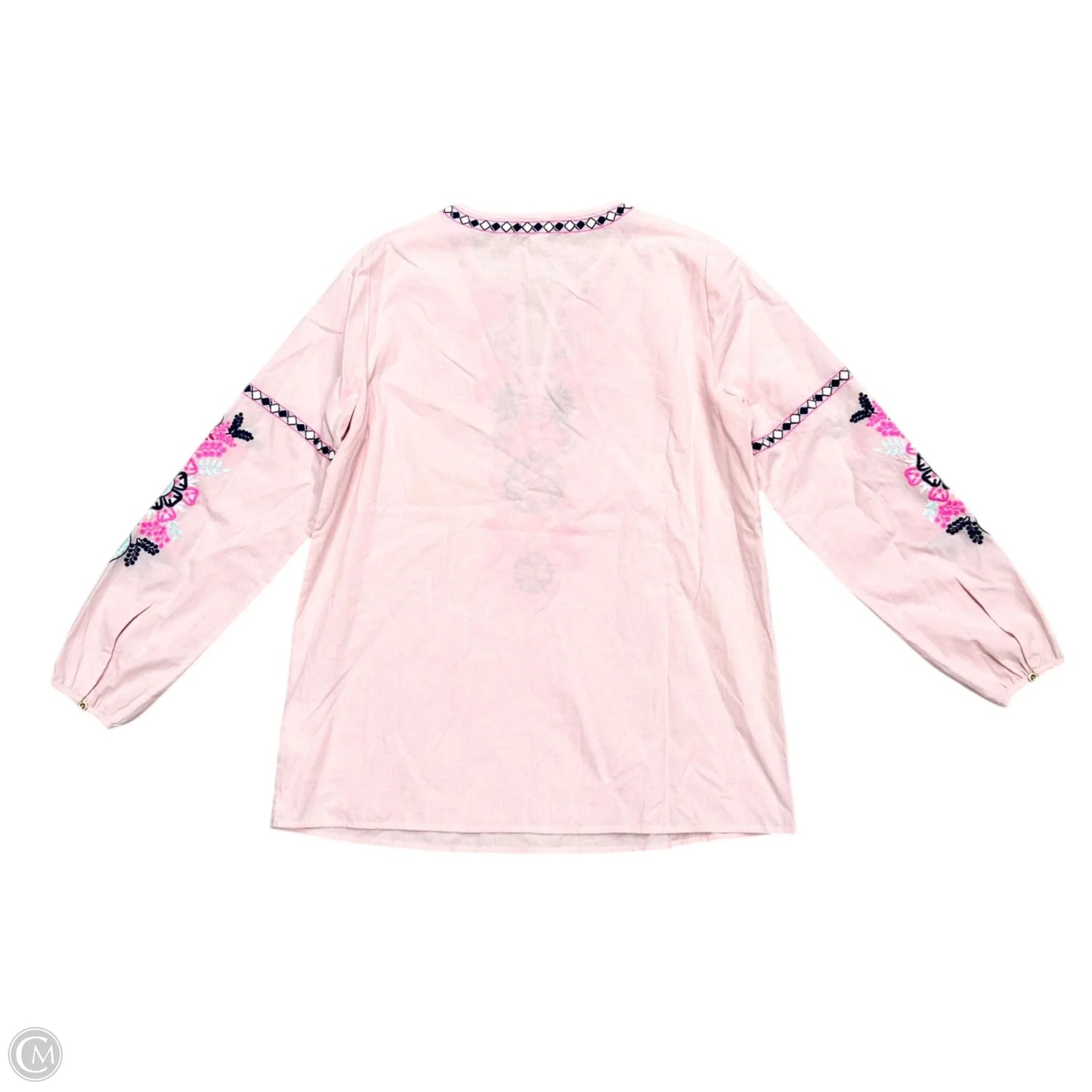 Top Long Sleeve Designer By Lilly Pulitzer In Pink, Size: S