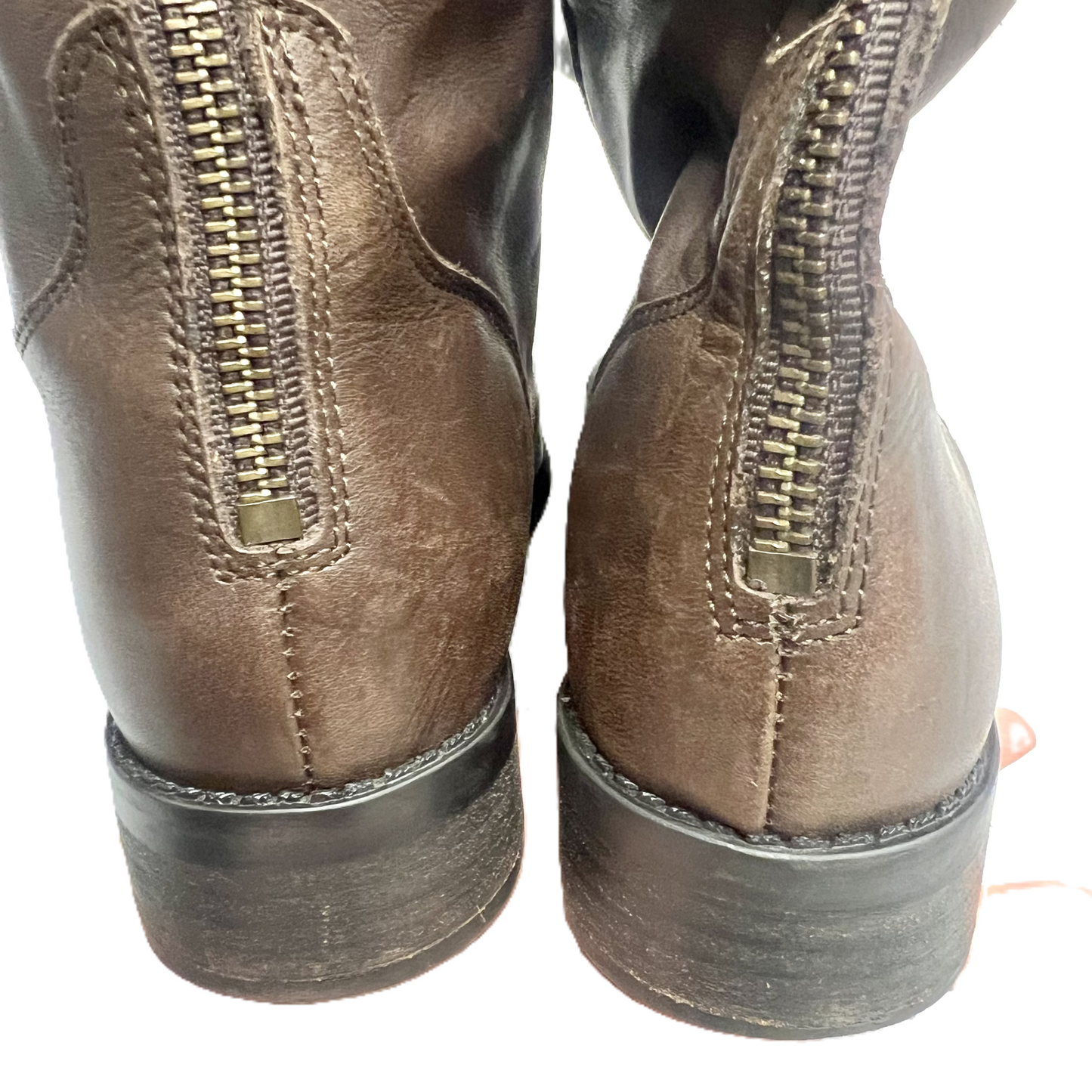 Boots Knee Heels By Steve Madden In Brown, Size: 7.5