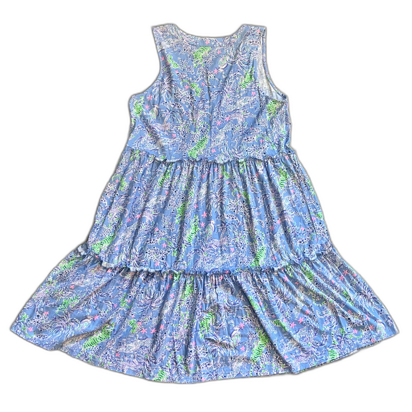 Dress Designer By Lilly Pulitzer In Blue & Purple, Size: M