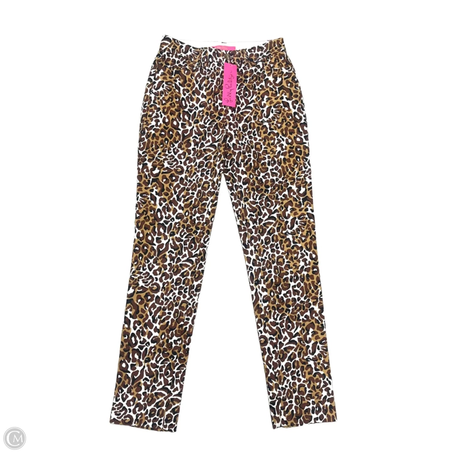 Pants Designer By Lilly Pulitzer In Leopard Print, Size: 0