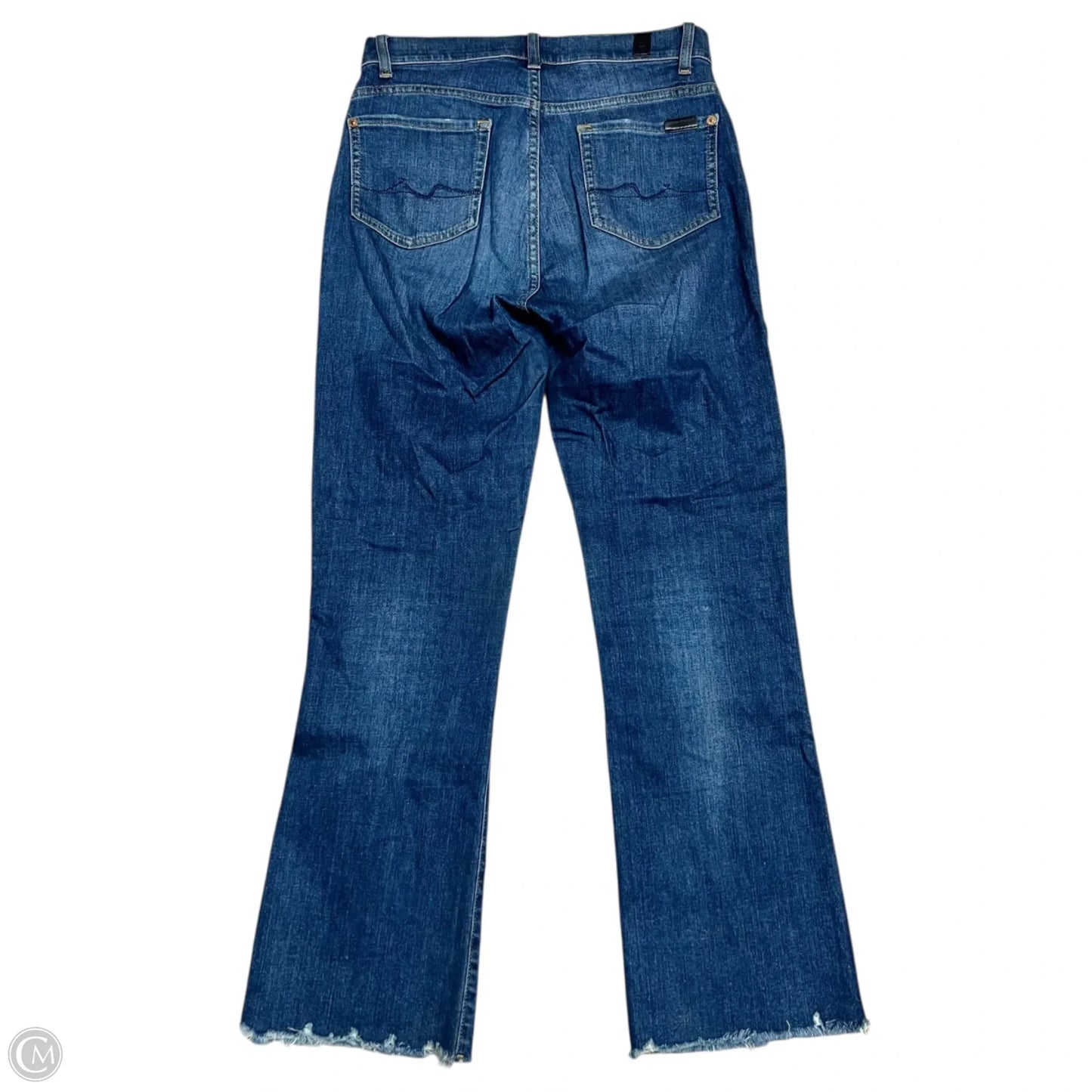 Jeans Skinny By 7 For All Mankind In Blue Denim, Size: 2