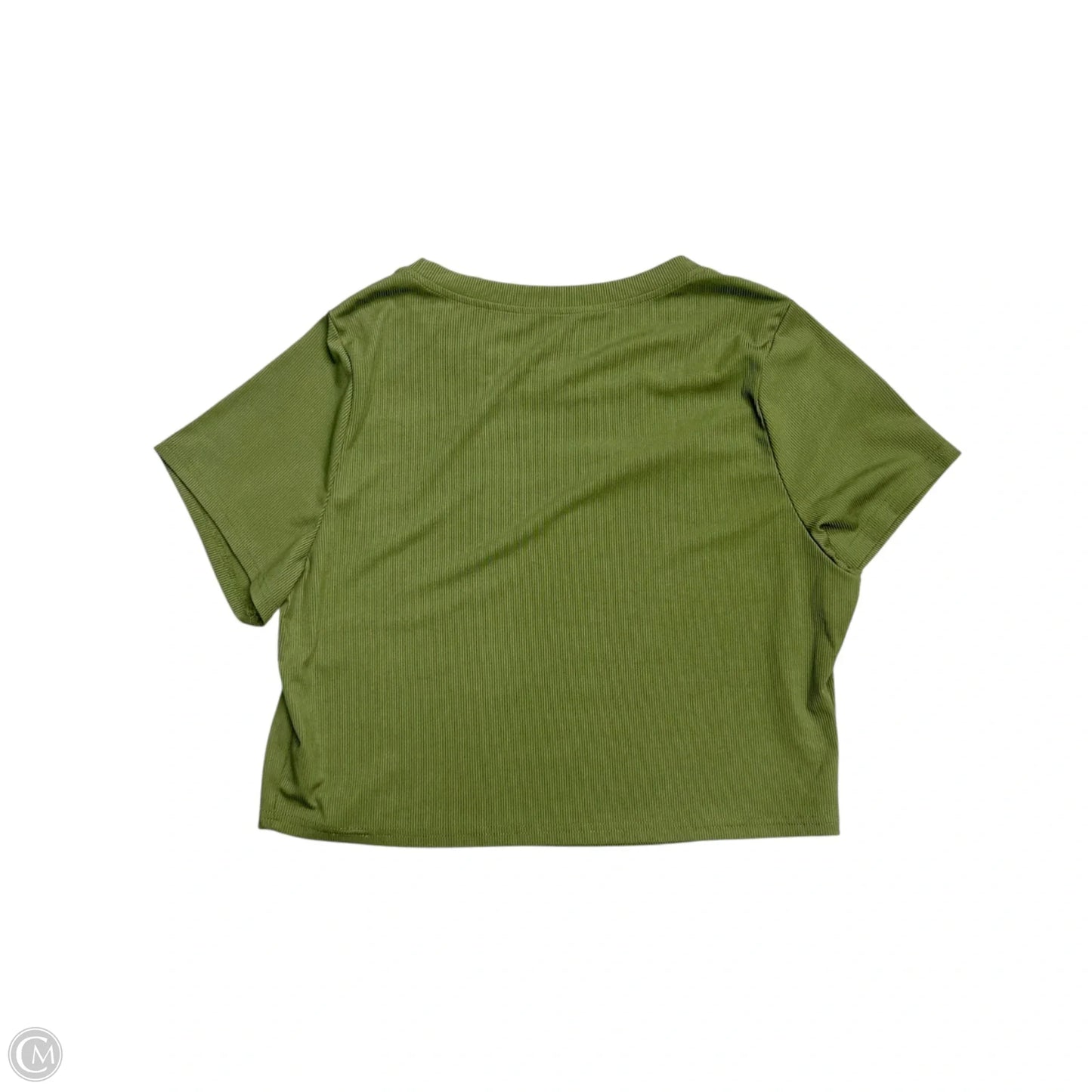 Top Short Sleeve Basic By Shein In Green, Size: 3x