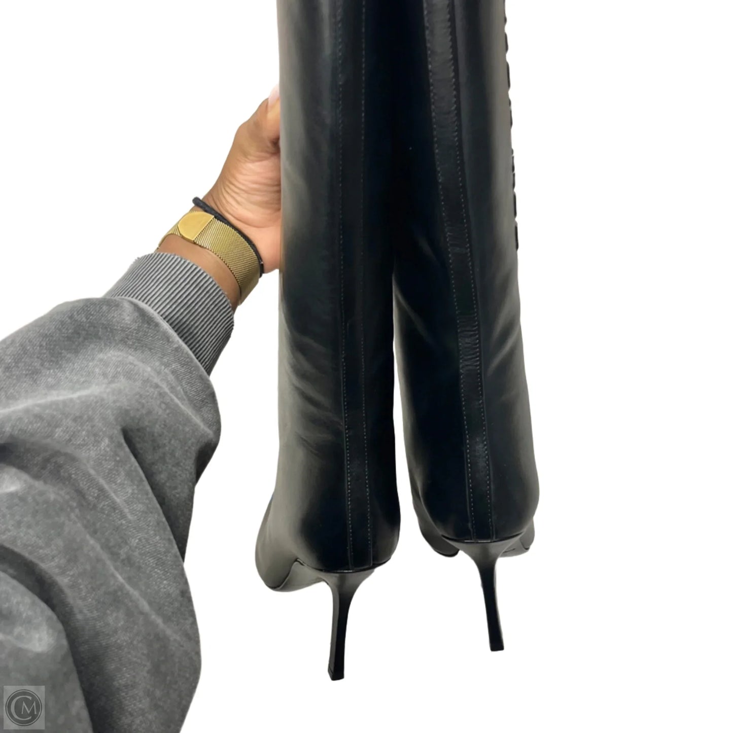 Boots Luxury Designer By Alexander Wang In Black, Size: 5.5