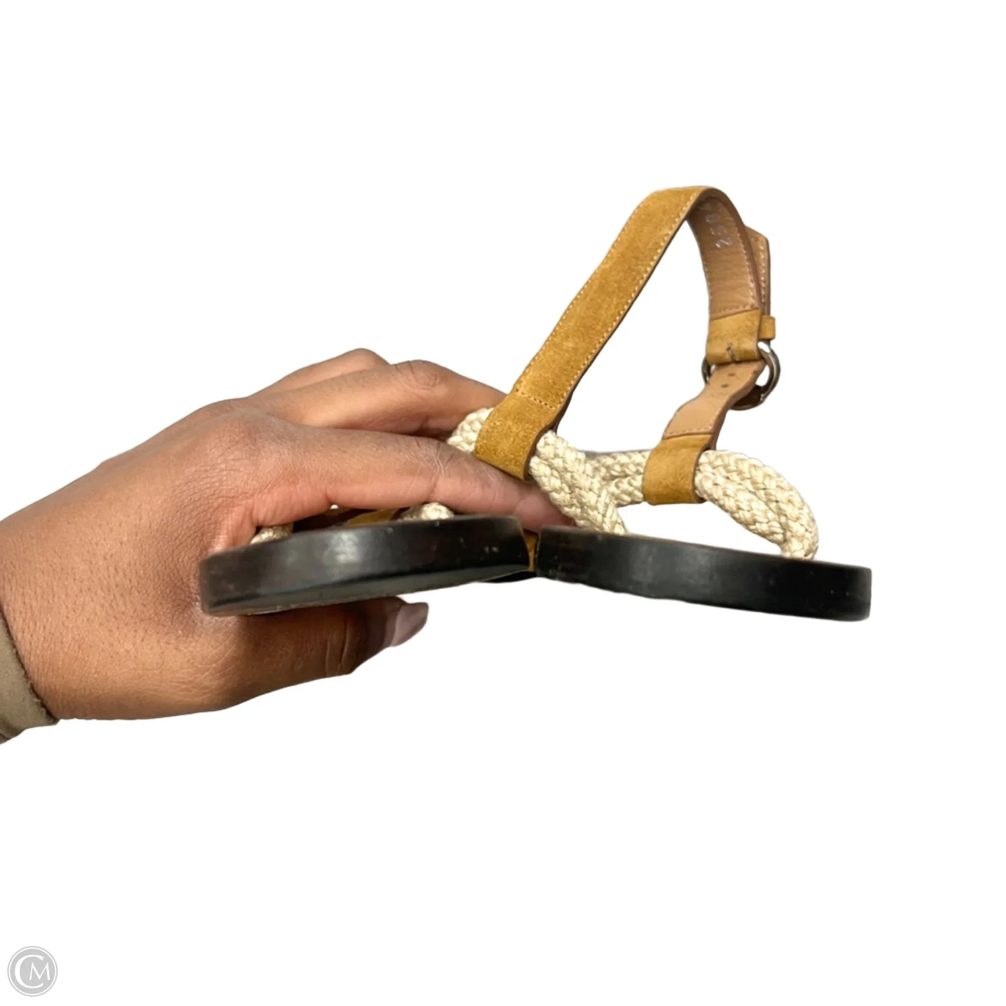 Sandals Luxury Designer By Gucci In Brown, Size: 6