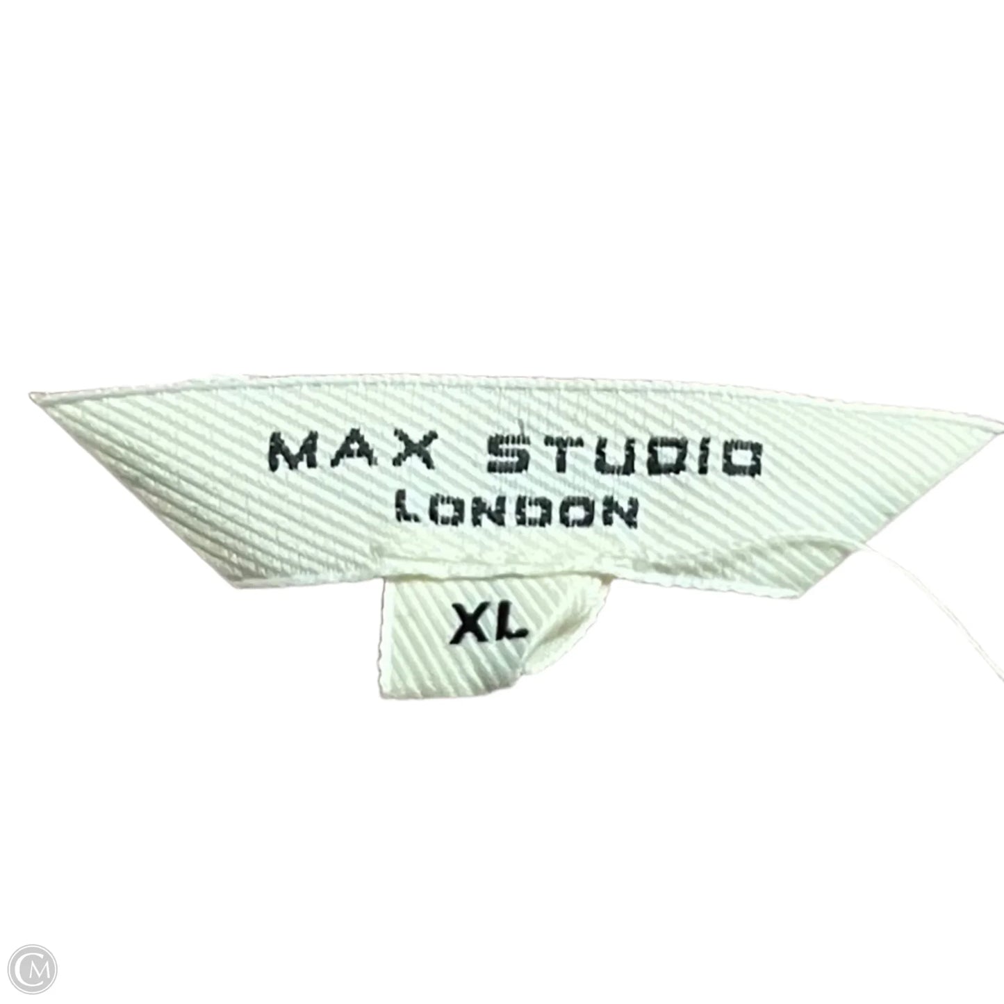 Top Short Sleeve By Max Studio In Polkadot Pattern, Size: Xl