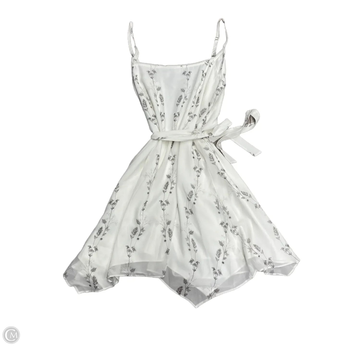 Dress Designer By All Saints In Grey & White, Size: M