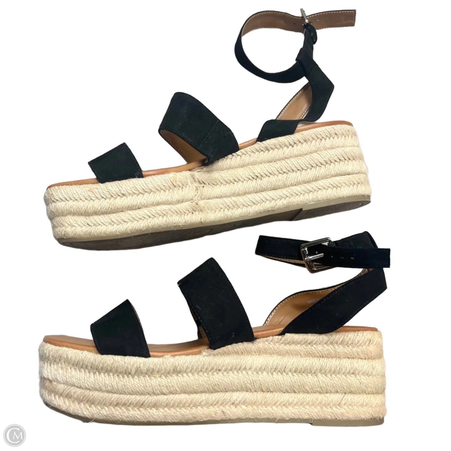 Sandals Heels Platform By American Eagle In Black, Size: 11