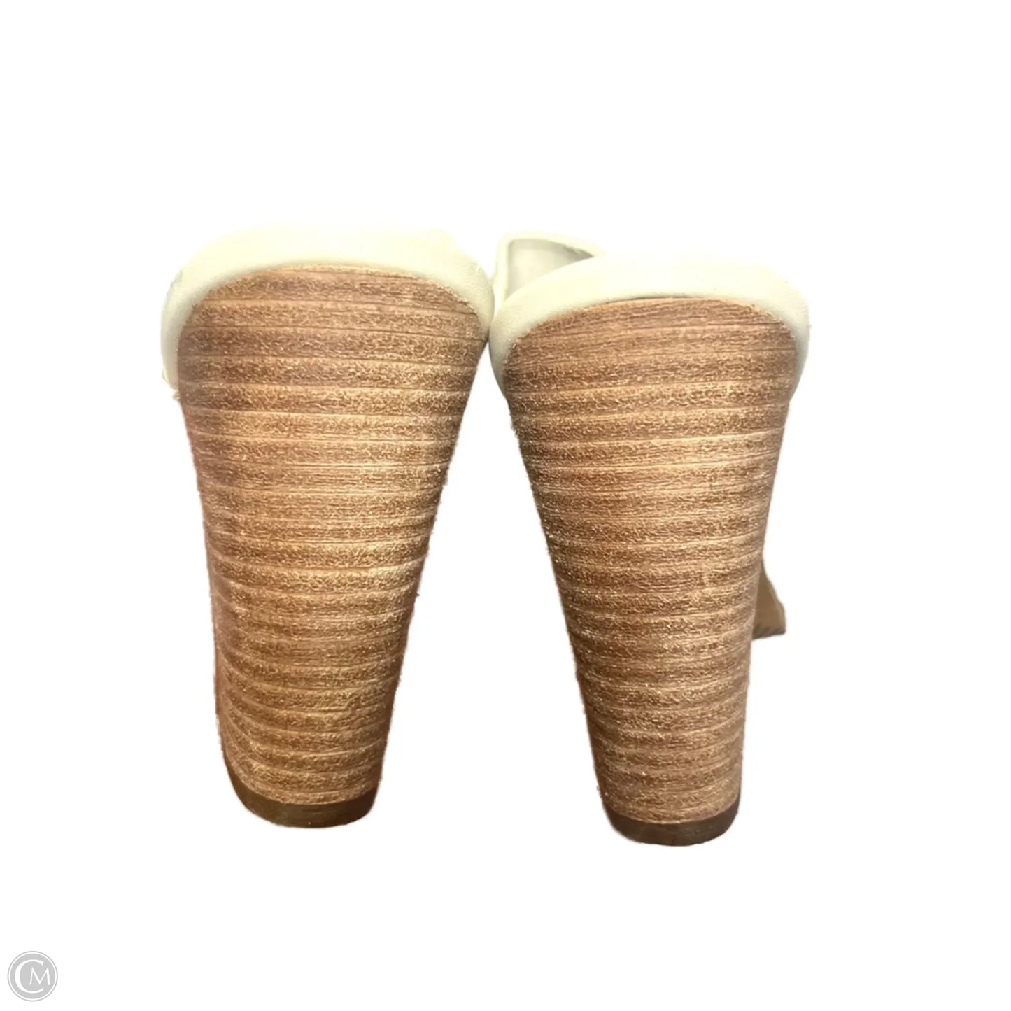 Shoes Heels Block By Abound In Cream, Size: 9.5