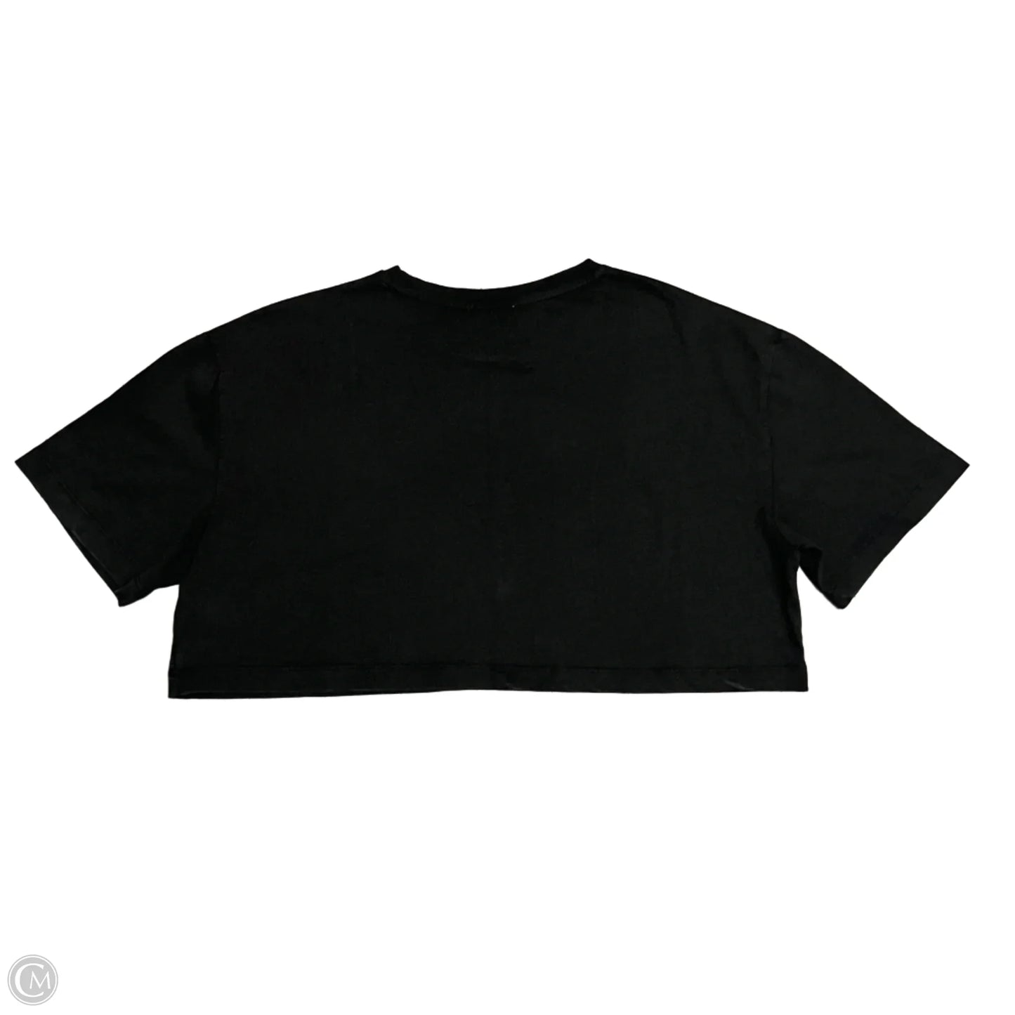 Top Short Sleeve Basic By Zara In Grey, Size: L