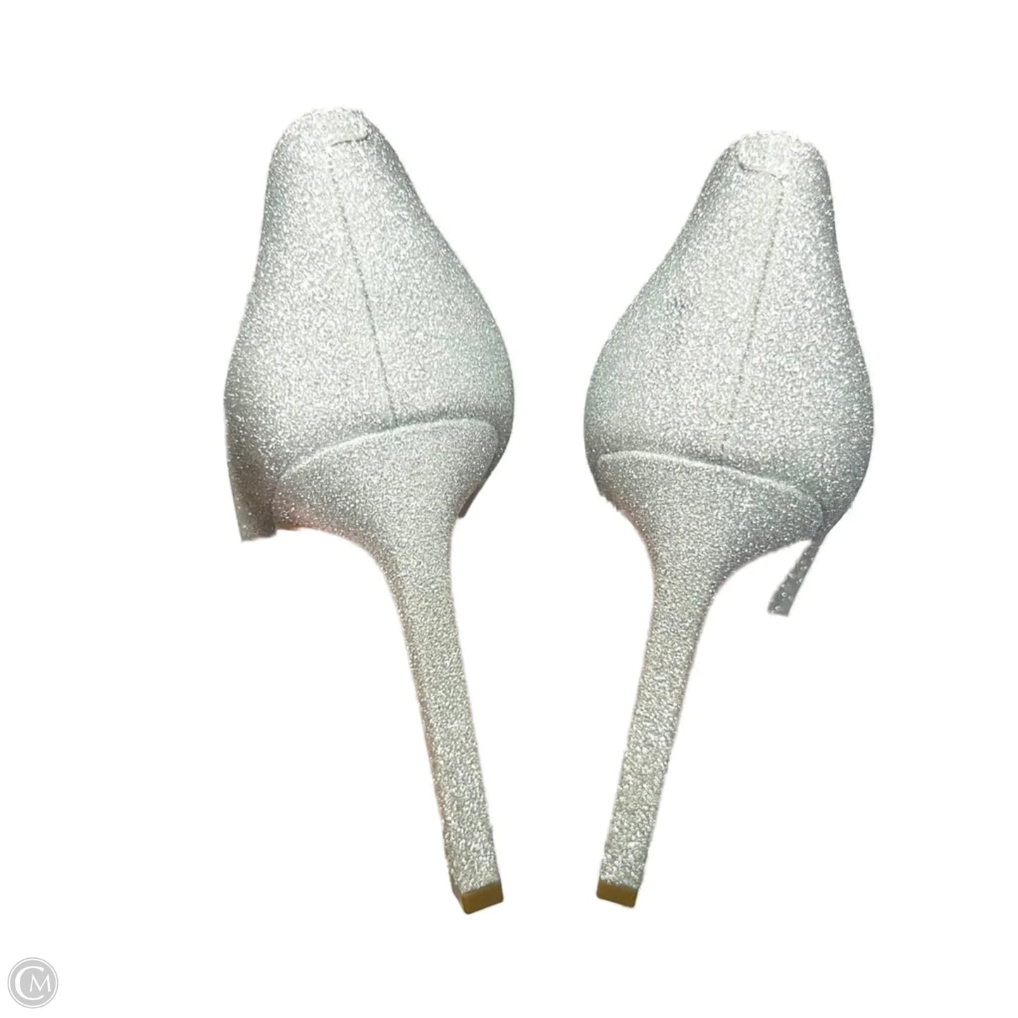 Shoes Heels Stiletto By Nine West In Silver, Size: 7