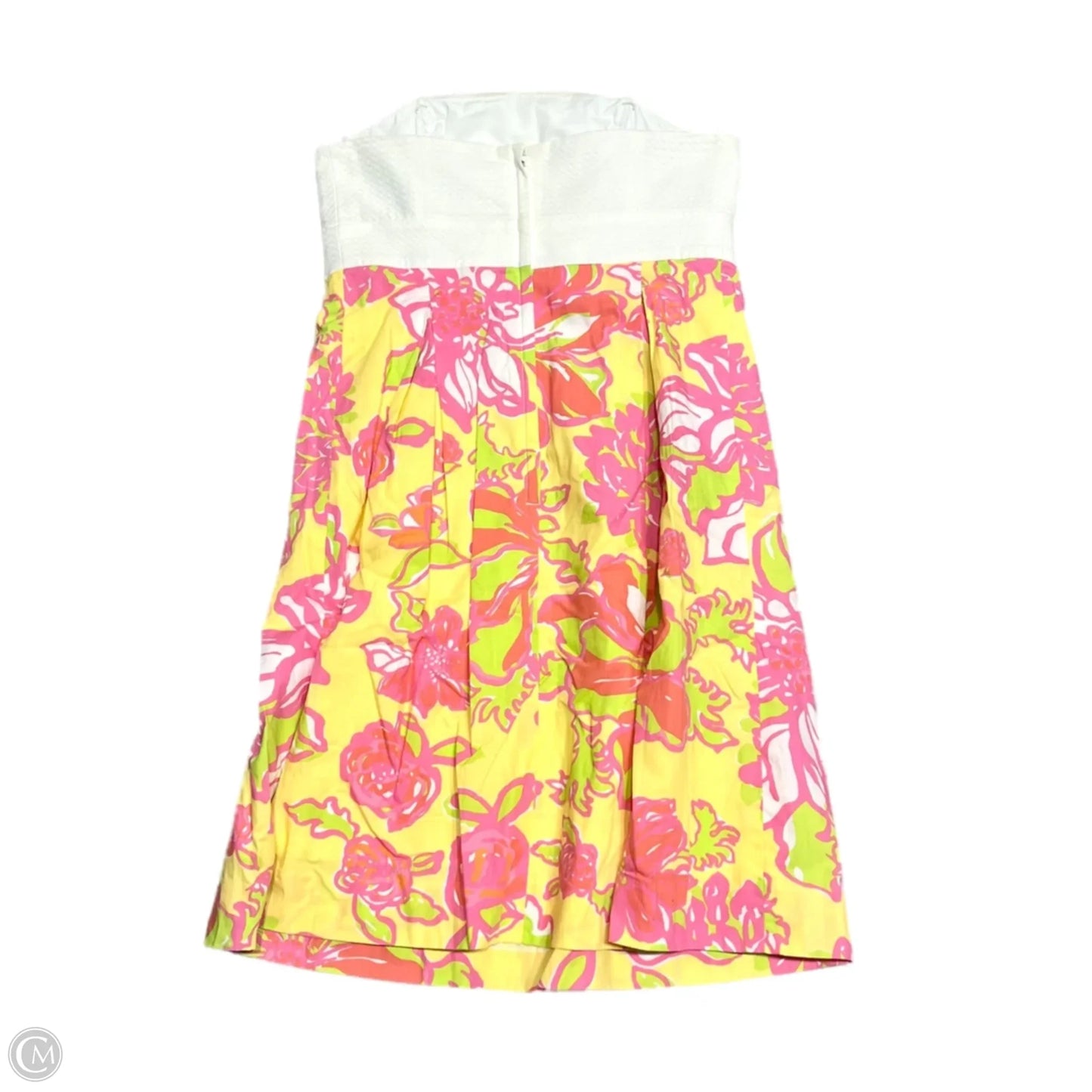 Dress Designer By Lilly Pulitzer In Pink & Yellow, Size: Xs