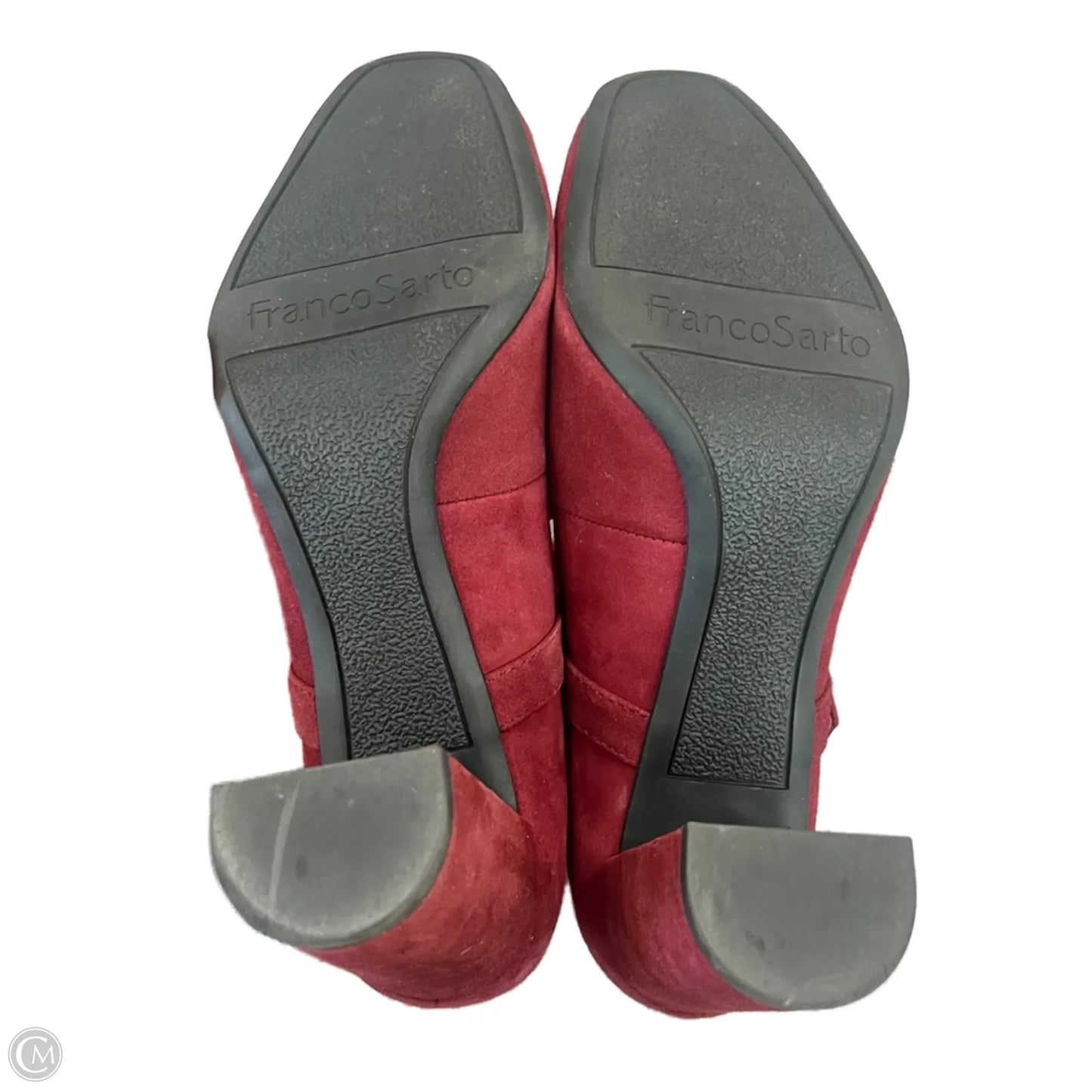 Shoes Heels Block By Franco Sarto In Red, Size: 9