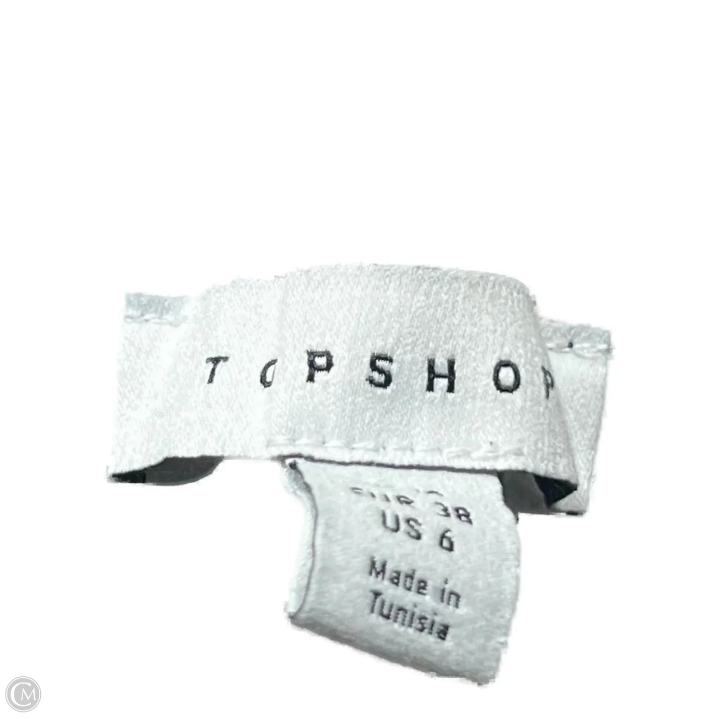 Pants Other By Top Shop In Black & Cream, Size: 6