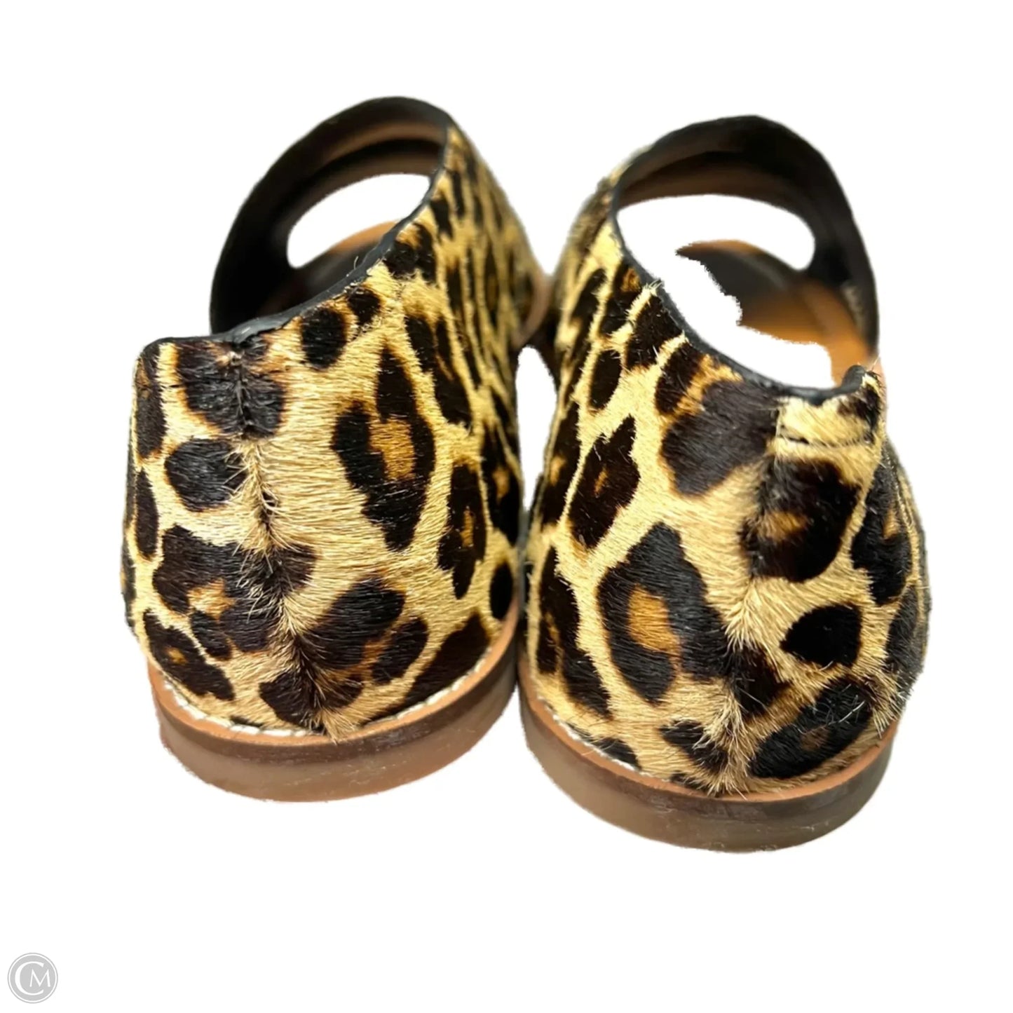 Sandals Flats By Crown Vintage In Leopard Print, Size: 7.5