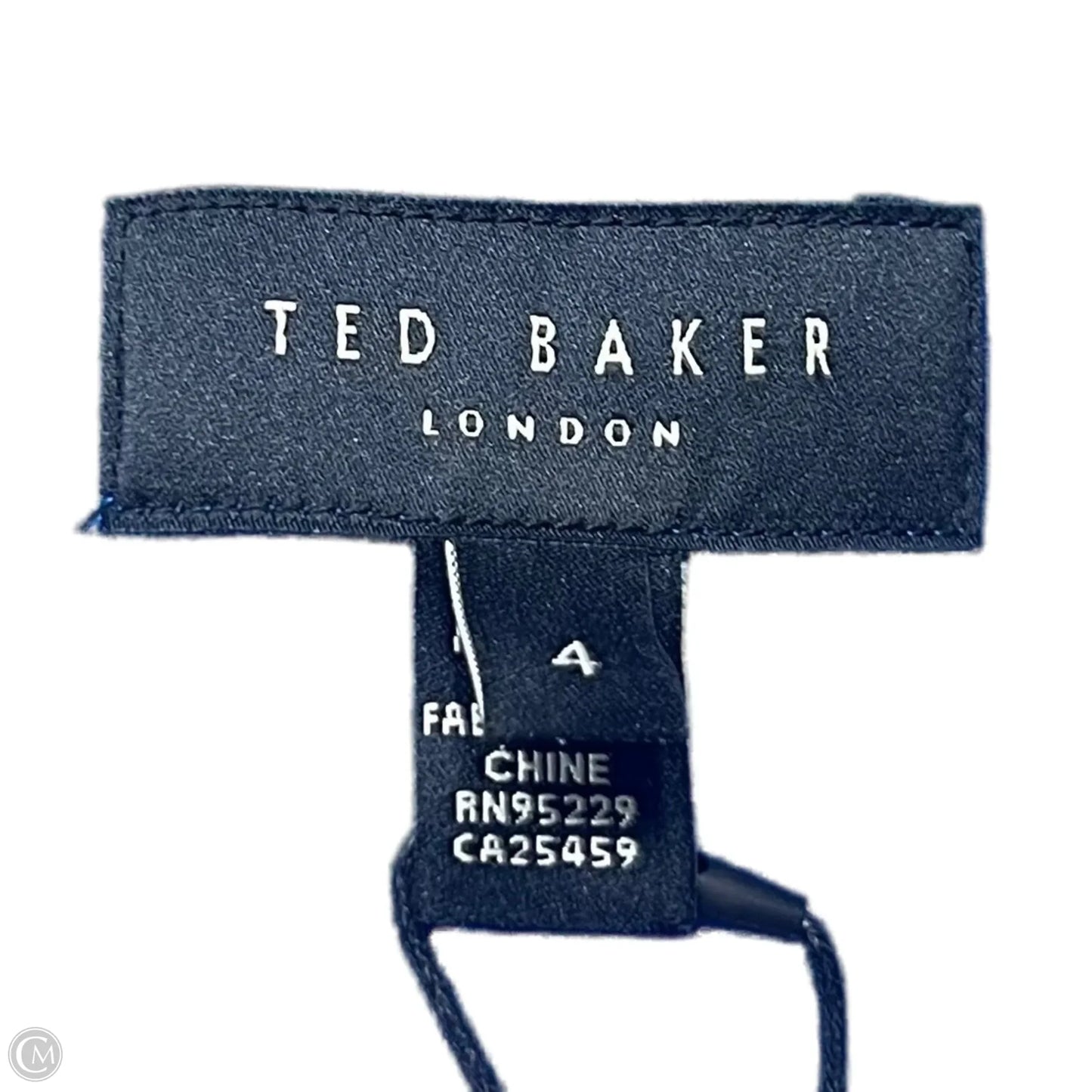 Dress Party Long By Ted Baker In Blue, Size: S